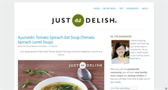 Desktop Screenshot of justasdelish.com